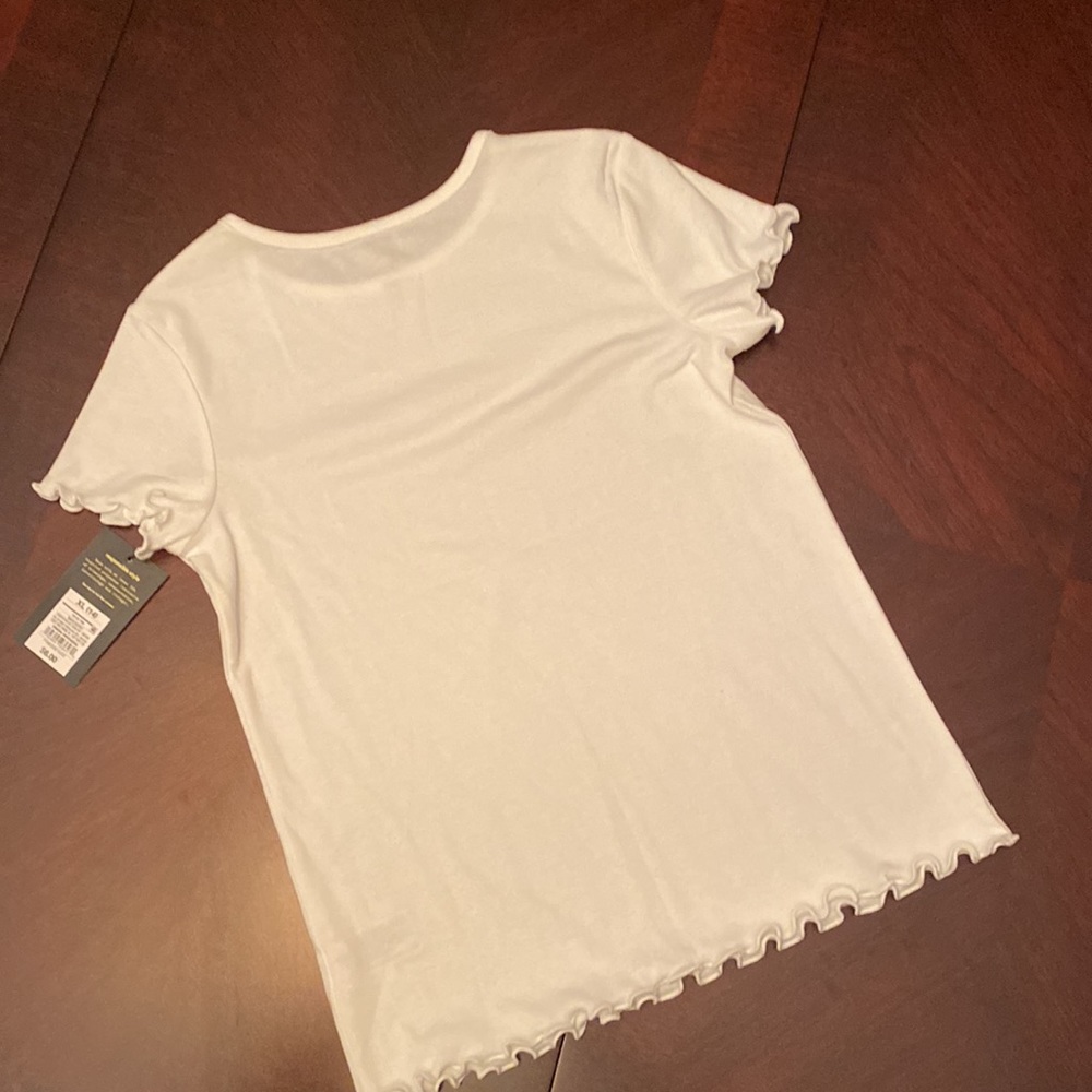 Art Class girls short sleeve white t-shirt sz XL/14. NWT - Picture 2 of 5